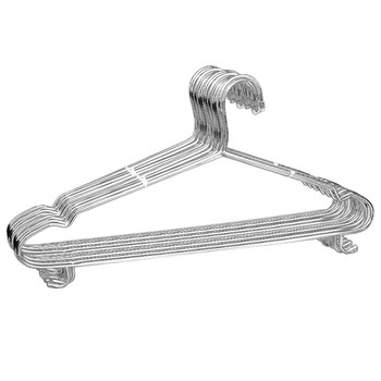 True 304 hooked clothes hanger stainless steel clothes hanger 4mm solid hooked clothes hanger bold house clothes drying rack pants rack clothes support