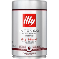 (Imported) Illy Italian AlArabica Deep Baking Coffee Beans 250g Original Canned Willy-style Collared
