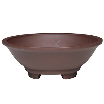 Purple sand flower pot with round diameter, exquisite personality and creativity