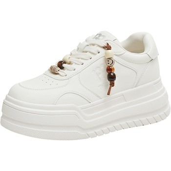 Tianmeiyi thick-soled heightening white shoes sports sneakers women's casual shoes single shoes 2025 winter new style bm251am6