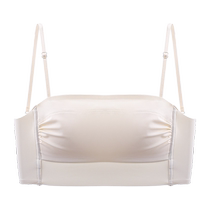 U-shaped beautiful back underwear for women 2024 new popular summer sling big breasts showing small backless one-piece vest style bra