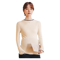 Maternity wear spring tops spring and autumn maternity sweaters for women autumn and winter 2024 new spring inner knitted bottoming shirts