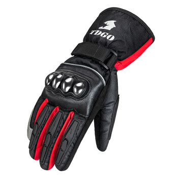 Motorcycle riding gloves winter velvet thickening waterproof