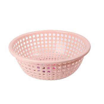 Plastic hollow vegetable wash basket household kitchen drain fruit basket