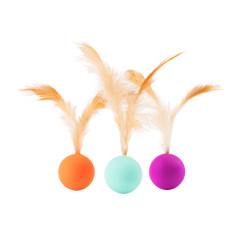 Yuan Ji Meow丨pidan bouncy ball cat toy jumping ball funny cat stick self-pleasure relief interactive cat supplies