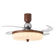 Medieval style invisible fan lamp bedroom lamp restaurant
