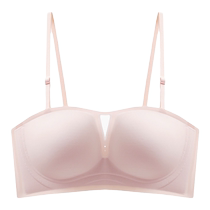 Strapless tube top bra for women non-slip seamless push-up small breasts summer thin chest-wrapped anti-exposure bra