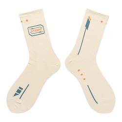 The socks that are not lost, charging cable, personality tide socks, men's and women's hip -hop slide socks, Japanese sports high -top cotton socks