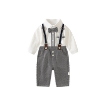 Boys suits autumn clothes childrens fashionable baby clothes babys one-year-old dress gentlemans two-piece set spring and autumn trend