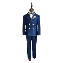 imo – costume bleu marine pour enfants costume pour grands enfants costume de gentleman spectacle hôte robe de piano pour garçon