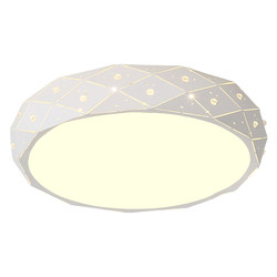 LED ceiling lamp, round, simple, modern large temperature, romantic creative bedroom light net red lighting room lamps