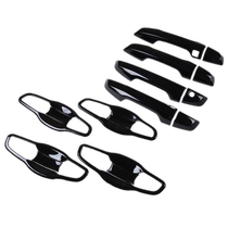 Specially used for 17-21 CRV door bowl handle carbon fiber pattern Haoying car door handle modification decorative sticker protection accessories