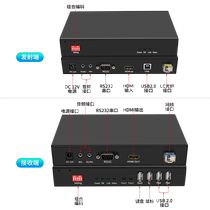 Uncompressed 4KHDMI optical transceiver with USB2 0 fiber optic extender 1-way 2-way DVI DP VGA converter fiber optic transceiver with independent two-way audio band 232 single dual fiber