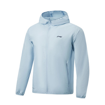 Li-ning men's water-repellent and sun-proof sports windbreaker