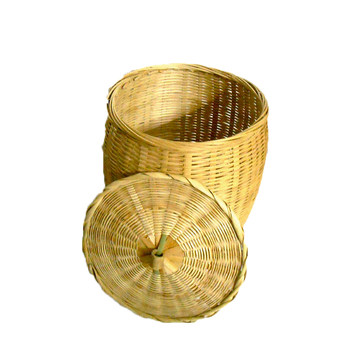 Bamboo basket trash basket bamboo basket bamboo basket winnowing basket