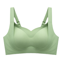 Catman Seamless Sports Bra Large Breast Reduction Push-up Wireless Wire-less Breast Control Pull-Up Anti-Sagging Large Size Bra