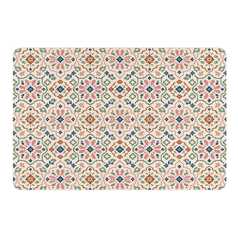 Moroccan bathroom diatom mud water-absorbent non-slip floor mat
