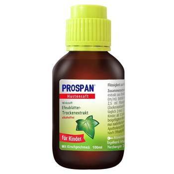 Prospan german green leaf cough syrup to reduce phlegm, cold and cough medicine for adults and children