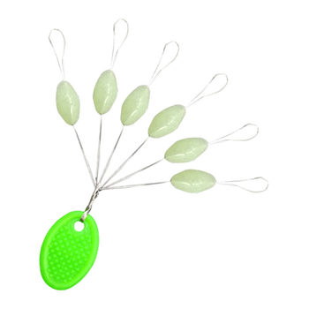 Luminous space beans silicone material fishing line luminous beans