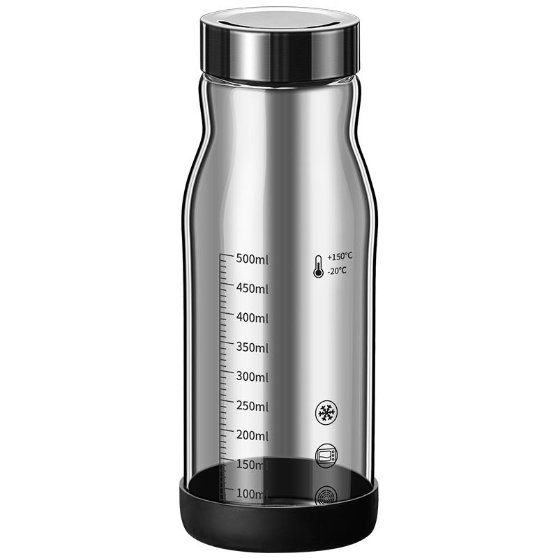 Heqing bubble wine bottle high-end sealed glass bottle flask