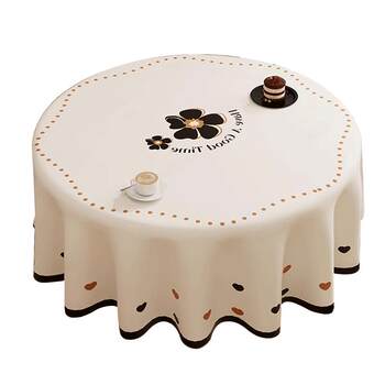 Waterproof and oil-proof round table cloth cartoon fresh Waterproof and oil-proof round table cloth cartoon fresh