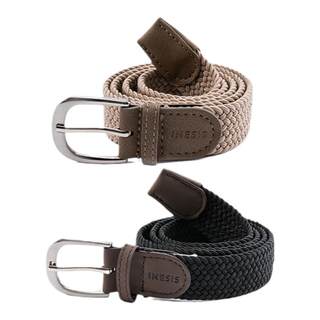 Decathlon casual woven belt men's alloy canvas