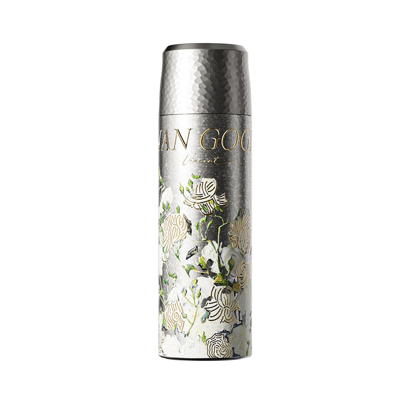 Van Gogh pure titanium thermos cup tea water separation tea cup