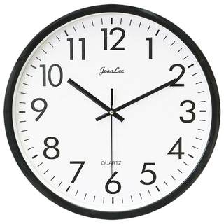 Fashionable wall clock for living room and bedroom European style glass quartz