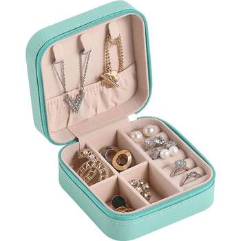 Necklace ring mini jewelry jewelry box portable