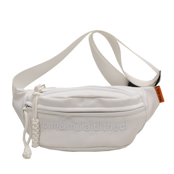 Sports crossbody bag, women's chest bag, trendy waist bag