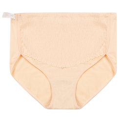 High-Waisted Maternity Underwear, Pure Cotton, Early, Middle and Late Pregnancy Belly Support Underwear, Large Size Pants Legs, Spring & Fall Style, Adjustable