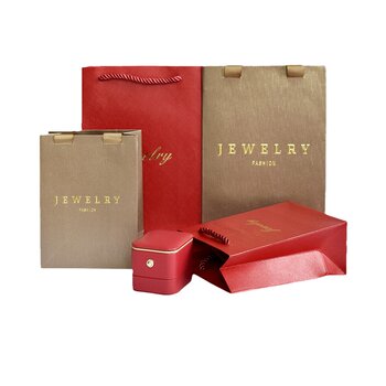 High-end hot stamping custom logo gift bag jewelry