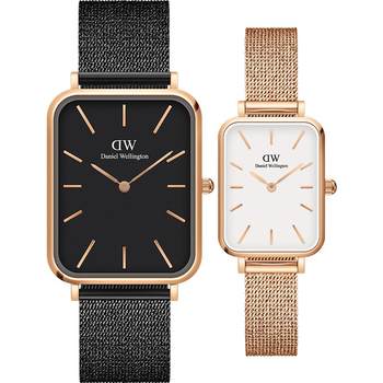 Dw watch couple square watch retro pair watch