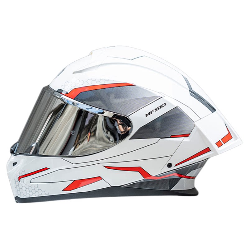 ILM motorcycle imitation racing new helmet with large rear wing