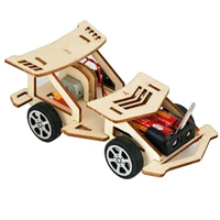 Wooden racing car