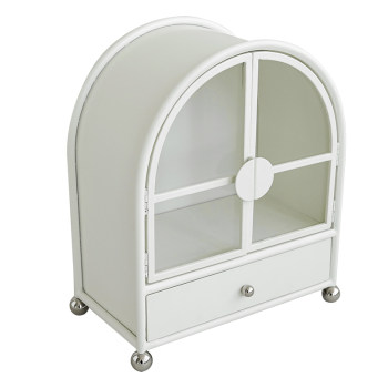 Dopamine pink storage rack desktop small storage cabinet