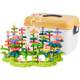 乐乐鱼积木花园1-3岁拼搭女男孩一岁宝宝2岁插花拼装益智玩具