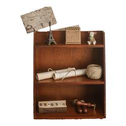 Desktop storage rack, coffee perfume rack, solid wood cup storage box, cosmetic cup rack, desk organization rack
