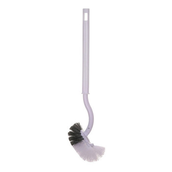 Japanese style elbow soft bristled toilet brush