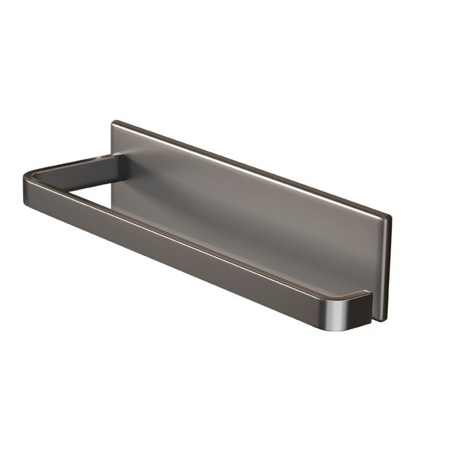 No punch hook cabinet roll paper storage rack