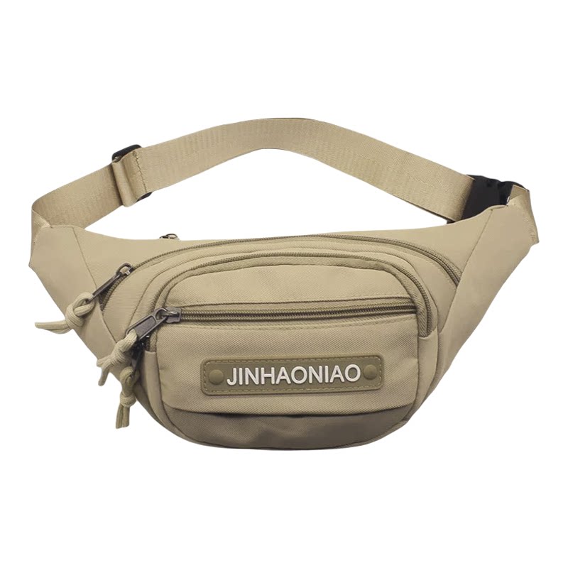 Universal waist bag for men and women multi-layer sports cycling bag coin wallet fashionable wear-resistant hiking fashionable casual crossbody bag