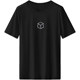 Modal men's trendy round neck summer short-sleeved T-shirt
