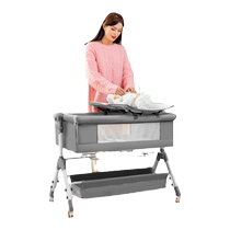 Guidian crib spliced ​​large bed baby shaker childrens bed multi-functional baby bed portable newborn bed