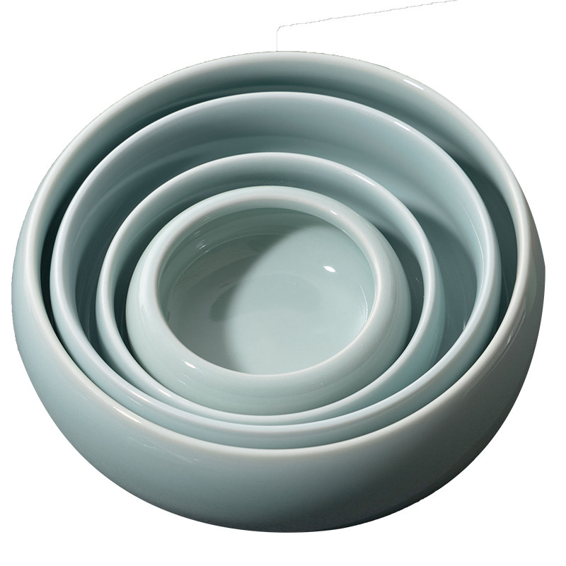 Ceramic pen washer three-piece set with damage guarantee