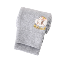 Babudou girls leggings spring and autumn thin pure cotton childrens 2-year-old fashionable high-elastic outer wear baby girl pants 746