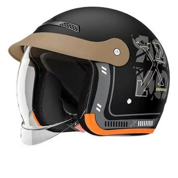 Autumn and winter electric vehicle thermal helmet