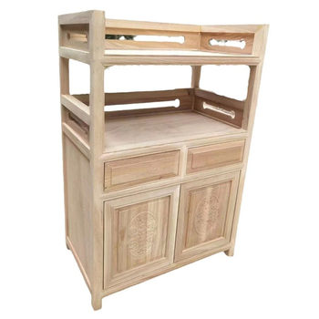 Chinese style wine cabinet northern elm solid wood sideboard storage