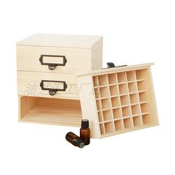 Special offer and free shipping authentic Huaxia Youlefang three-layer essential oil wooden box high-end essential oil storage box 90 grids 5ML/15ML