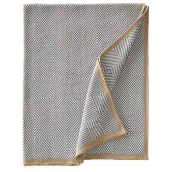 ແບບງ່າຍດາຍ Nordic casual throw blanket sofa decorative blanket bedside towel and blanket model room blanket geometric gray ການຂົນສົ່ງຟຣີ