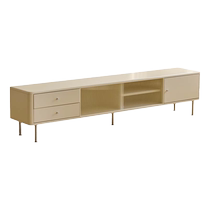 Original element solid wood TV cabinet small apartment cream style TV cabinet simple living room storage cabinet N7081